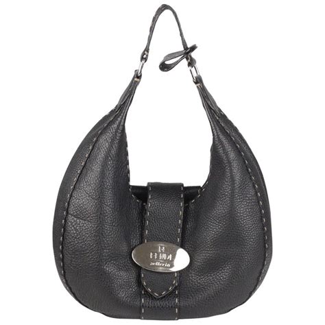 hobo fendi bag|Fendi hobo bag black leather.